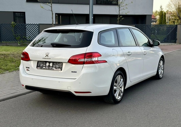 Peugeot 308 cena 38500 przebieg: 173270, rok produkcji 2016 z Chorzów małe 667